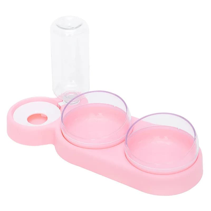 Oasio – Gamelle double surélevée avec réserve d'eau